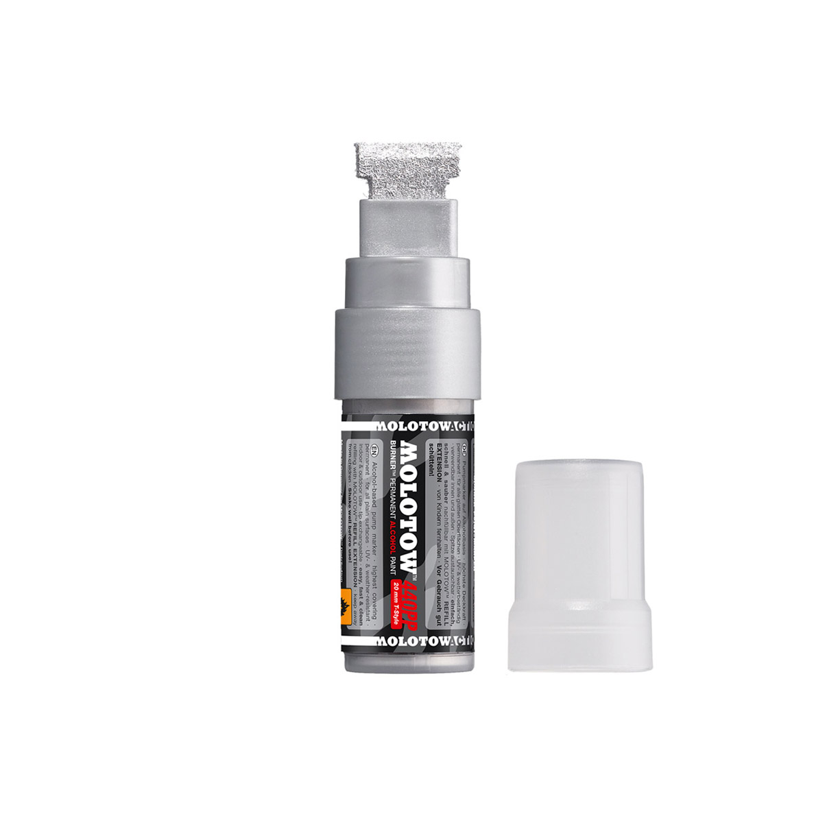 Molotow 440PP Burner Paint Marker, 20mm_Burner Chrome